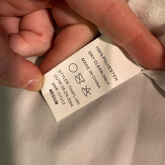 Anthropologie ZOA New York Satin Ruffle Neck Halter Top Anthro Boho - Picture 5 of 5